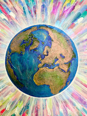 The Earth's Embrace, Original Gallery Wrapped Canvas Painting