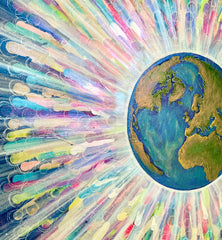 The Earth's Embrace, Original Gallery Wrapped Canvas Painting