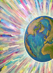 The Earth's Embrace, Original Gallery Wrapped Canvas Painting