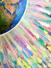 The Earth's Embrace, Original Gallery Wrapped Canvas Painting