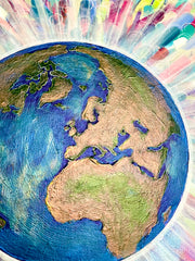 The Earth's Embrace, Original Gallery Wrapped Canvas Painting