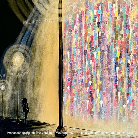 You Never Walk Alone: Original Canvas