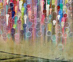 You Never Walk Alone: Original Canvas