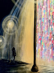 You Never Walk Alone: Original Canvas