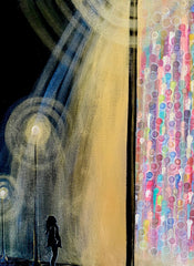 You Never Walk Alone: Original Canvas