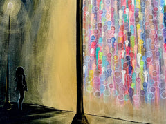 You Never Walk Alone: Original Canvas