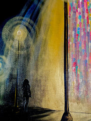 You Never Walk Alone: Original Canvas