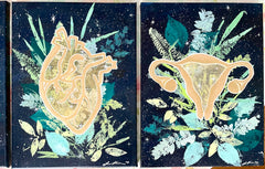 Made of Stardust, Original Canvas Triptych