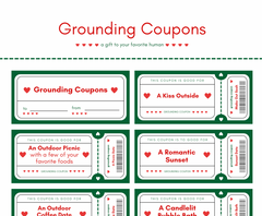 FREE Printable Grounding Coupons: A Gift For Children