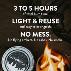 Portable Grounding Bonfire: Ground By Firelight... Anywhere