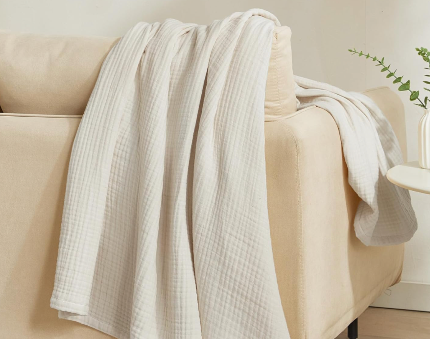 Organic Grounding Throw Blanket