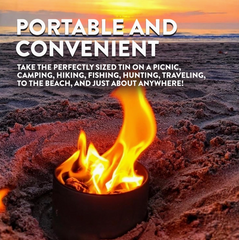 Portable Grounding Bonfire: Ground By Firelight... Anywhere