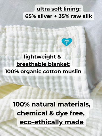 Organic Shielding Throw Blanket