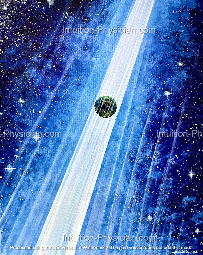 Pale Blue Dot, Original Canvas & Giclee Prints