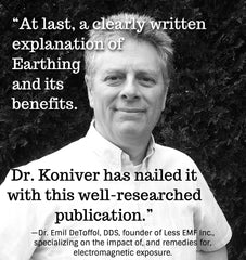 The Earth Prescription book (signed by author Dr. Koniver)