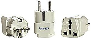 International Outlet Adapter -- Universal Grounding