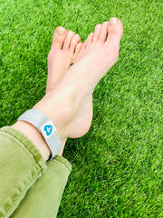 Soft Fabric Stainless Steel Grounding Wrist & Ankle Band