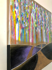 A Soul's Welcome: original painting on birch wood