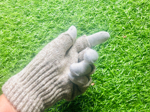 Layered Conductive Gloves: naturally conductive & extra warm