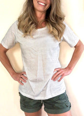 Organic Men's & Women's Shielding T-Shirts: in white or black + sizes up to 3XL