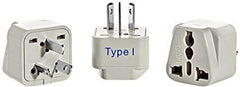 International Outlet Adapter -- Universal Grounding