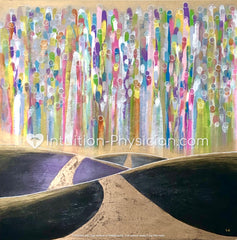 A Soul's Welcome: original painting on birch wood