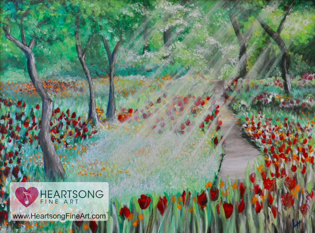 Path Filled With Sunshine, Giclee Print