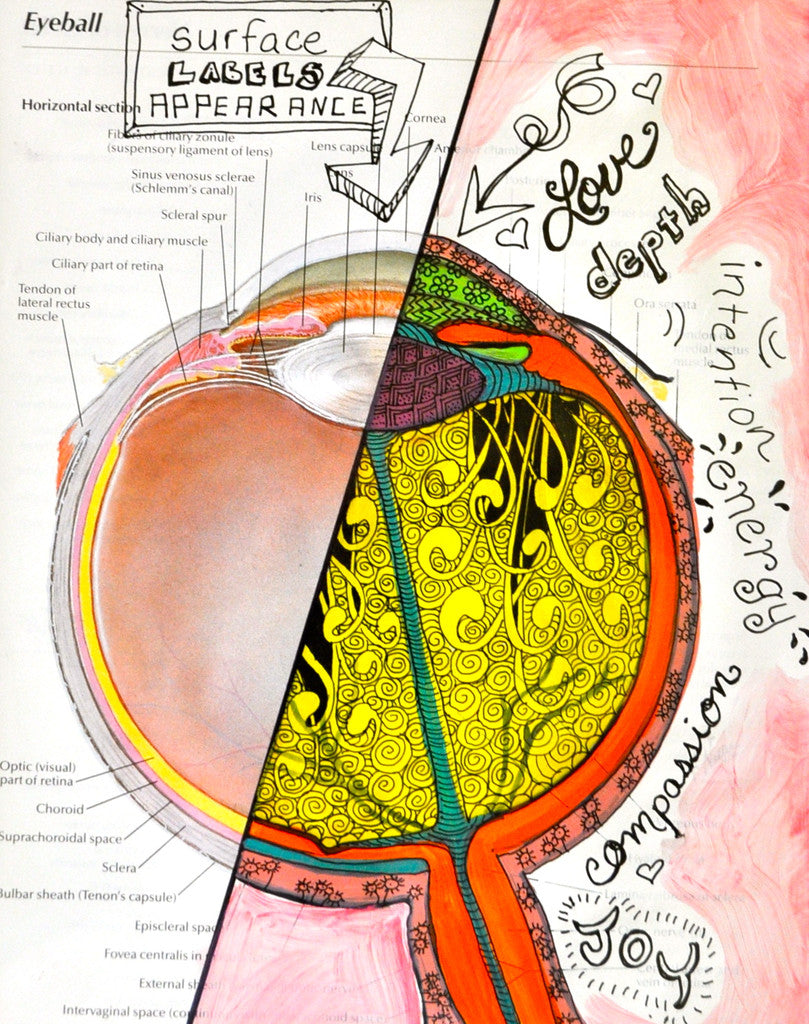 See Beyond The Surface original art
