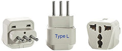 International Outlet Adapter -- Universal Grounding