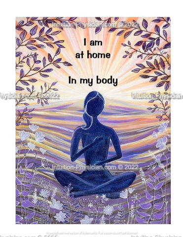 I Am At Home In My Body original artwork