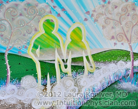 Moving Upwards and Onwards original canvas