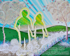 Moving Upwards and Onwards original canvas