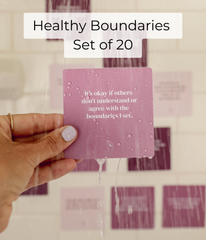 Waterproof Grounding Affirmation Cards: Your Healing Sanctuary Awaits