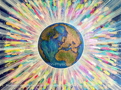 The Earth's Embrace, Original Gallery Wrapped Canvas Painting