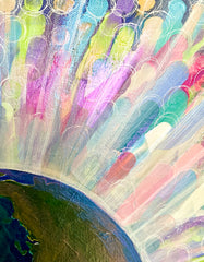 The Earth's Embrace, Original Gallery Wrapped Canvas Painting