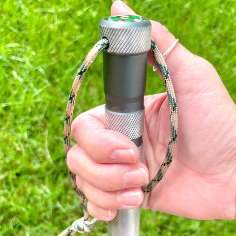 Travel Grounding Hiking Stick: lightweight grounding on the go