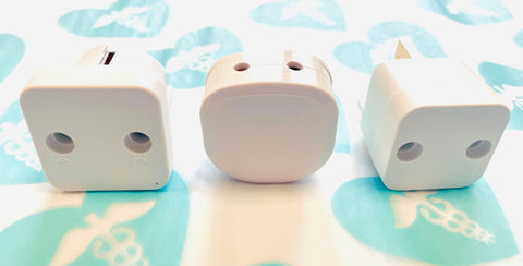 Grounding Outlet Adapter: stay grounded while traveling internationally