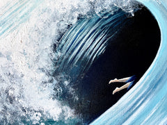The Dive, Original Canvas Painting