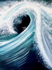 The Dive, Original Canvas Painting