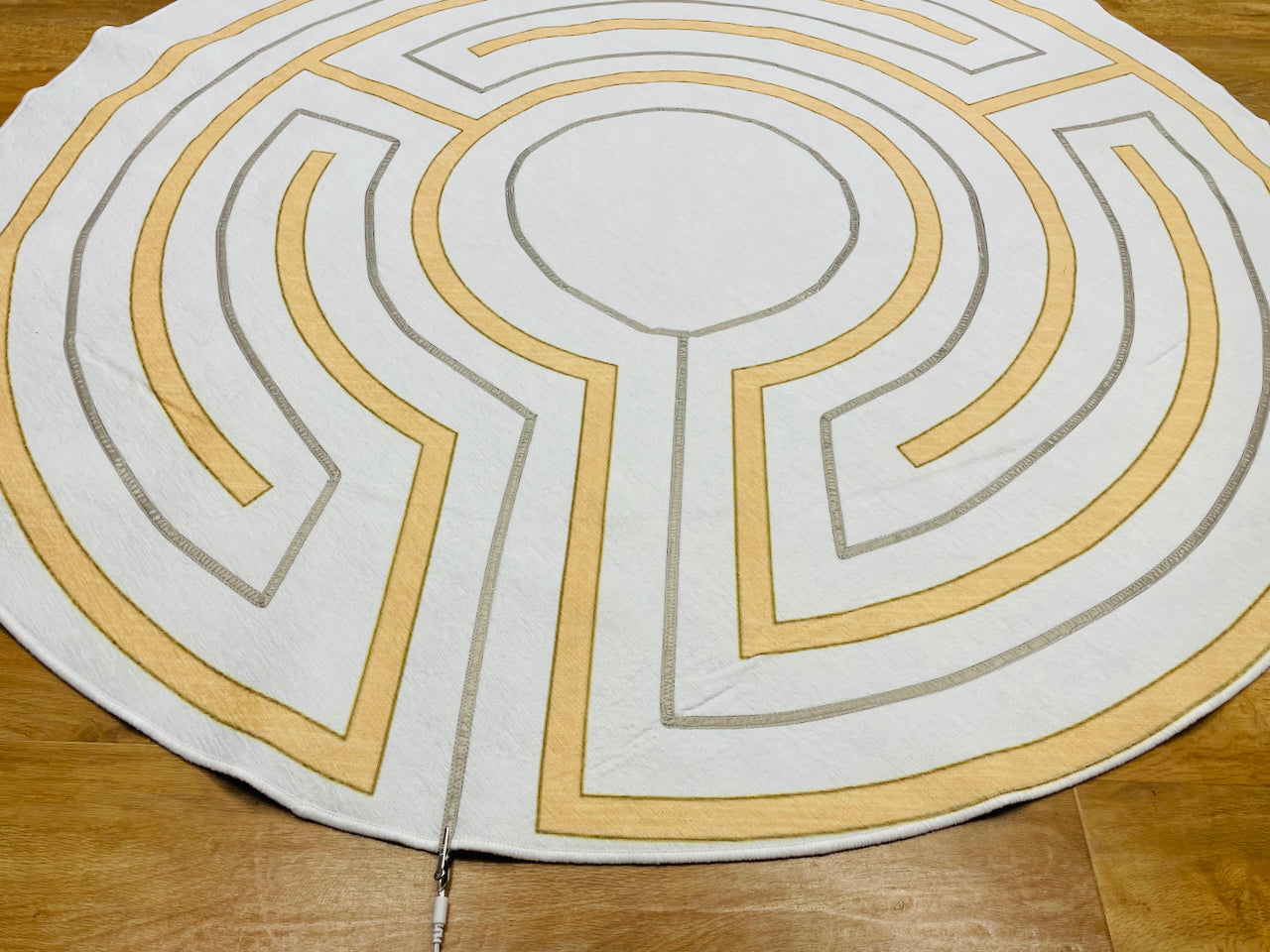 Labyrinth Rug Round Grounding Labyrinth Rug: Walk Indoors Grounded | Intuition Physician