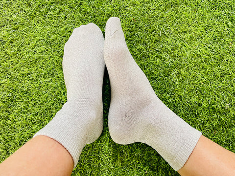 Conductive Socks: Athletic Crew Grounding Sock