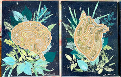 Made of Stardust, Original Canvas Triptych