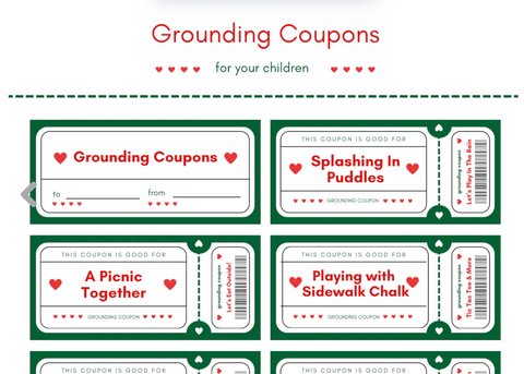 FREE Printable Grounding Coupons: A Gift For Children