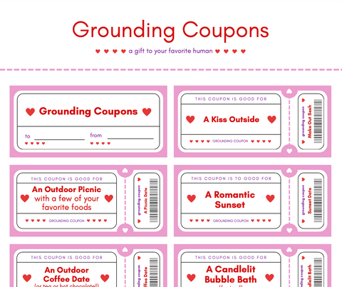 FREE Printable Valentine Grounding Coupons: A Gift For Your Partner