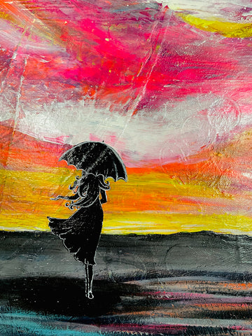 After The Storm, original canvas painting