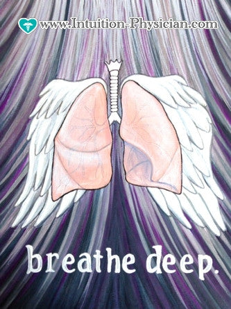 Breathe Deep -- Lung Anatomy original artwork