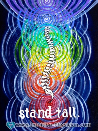 Stand Tall -- Chakra Anatomy original artwork